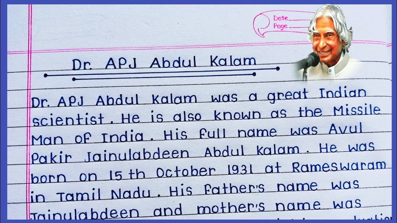 APJ Abdul Kalam Life Story : The Missile Man Of India | Scientist,  Importance of education, How to study physics